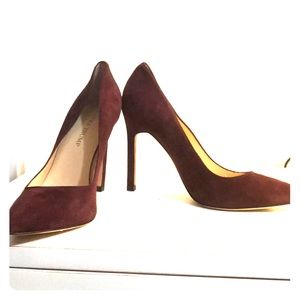 Burgundy Ivanka Trump Pumps